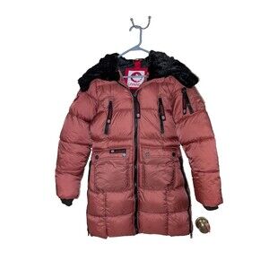 CANADA Weathergear Women's Puffer Parka Coat Warm Winter Jacket [Size L]
